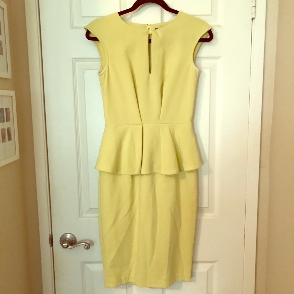 Modcloth peplum pencil dress